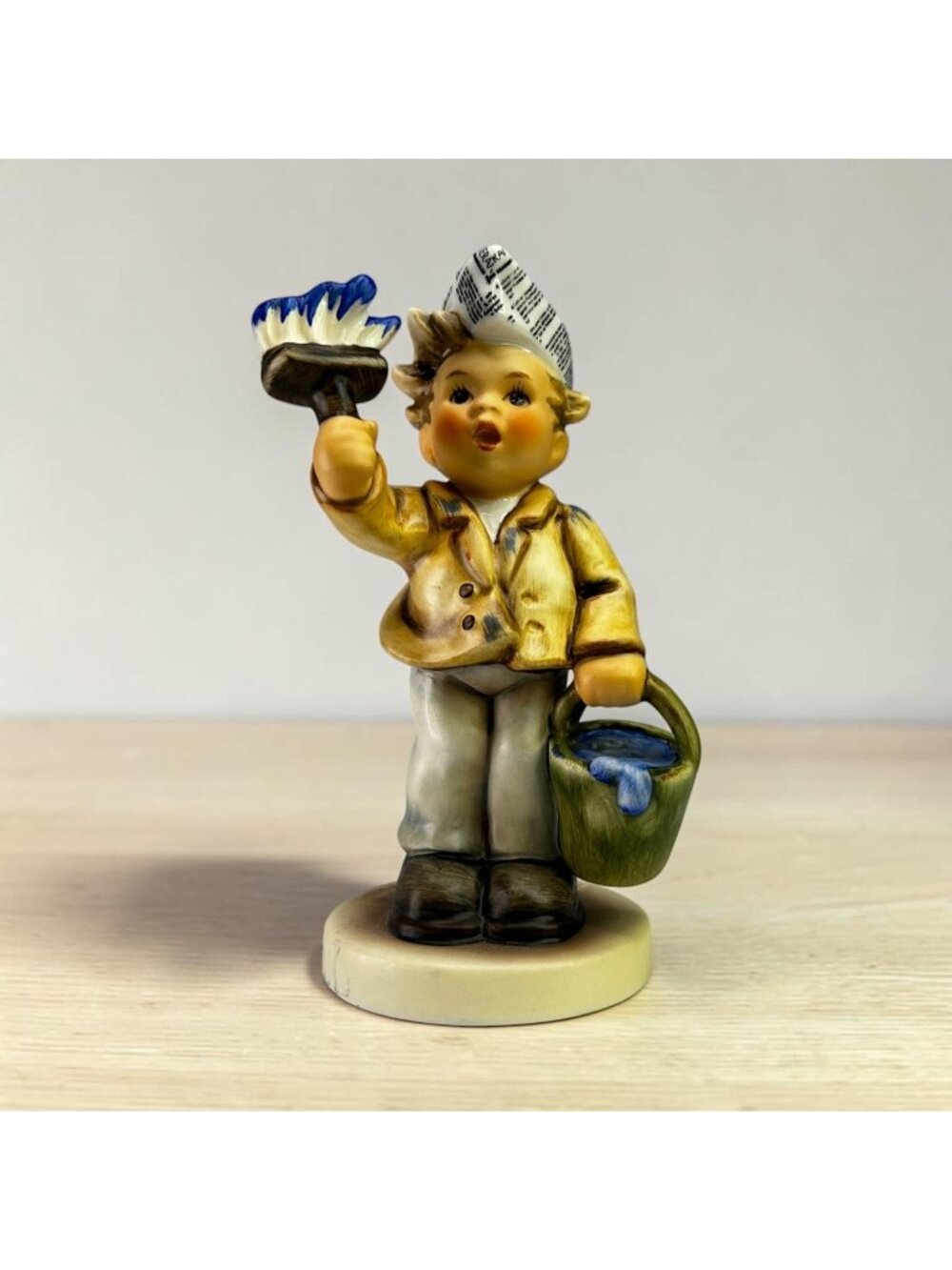 M.J. Hummel Goebel Figurine "One Coat Or Two?" Hum 2040 First Issue